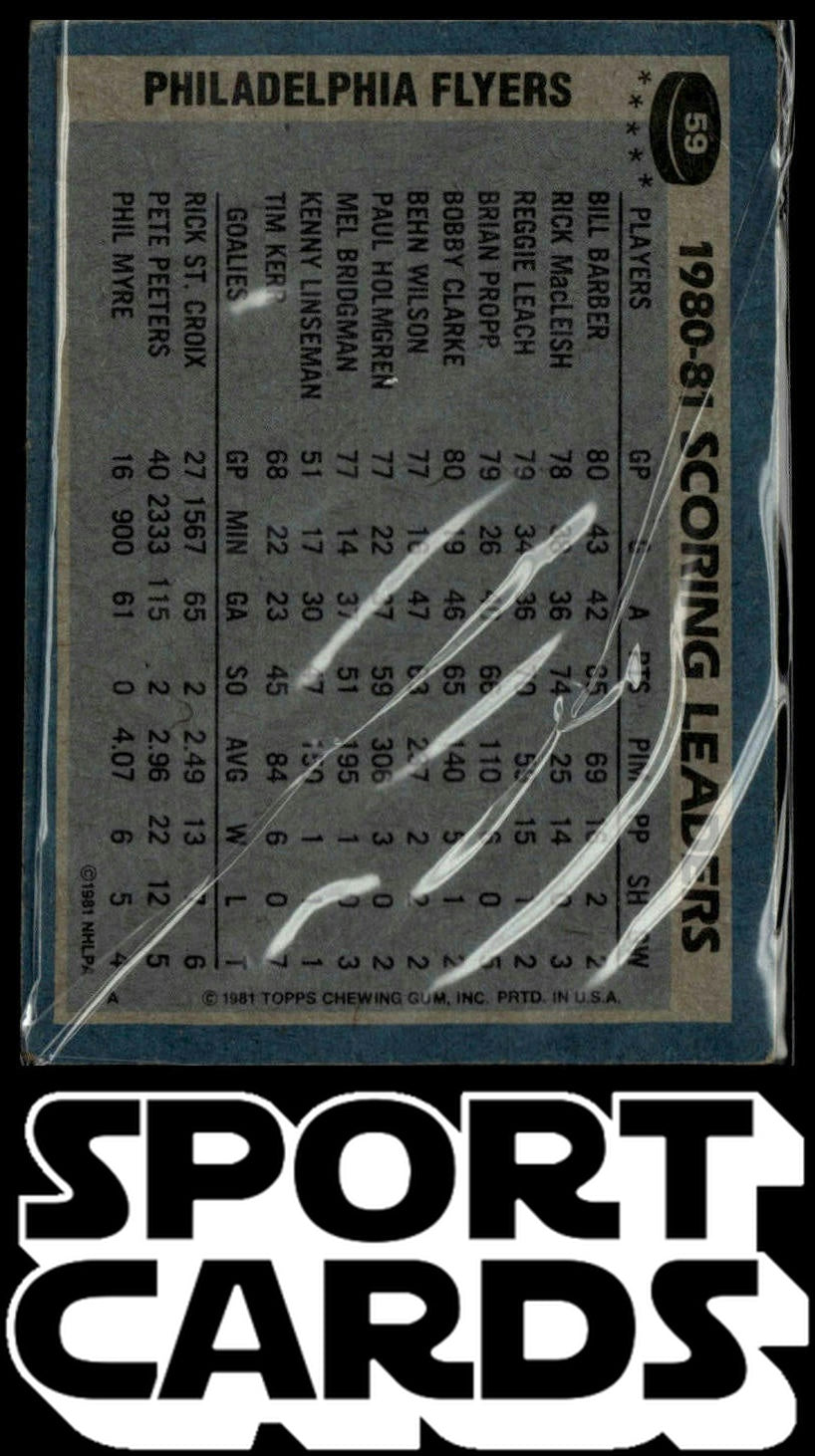 1981-82 Topps #59 Bill Barber SportCards.com