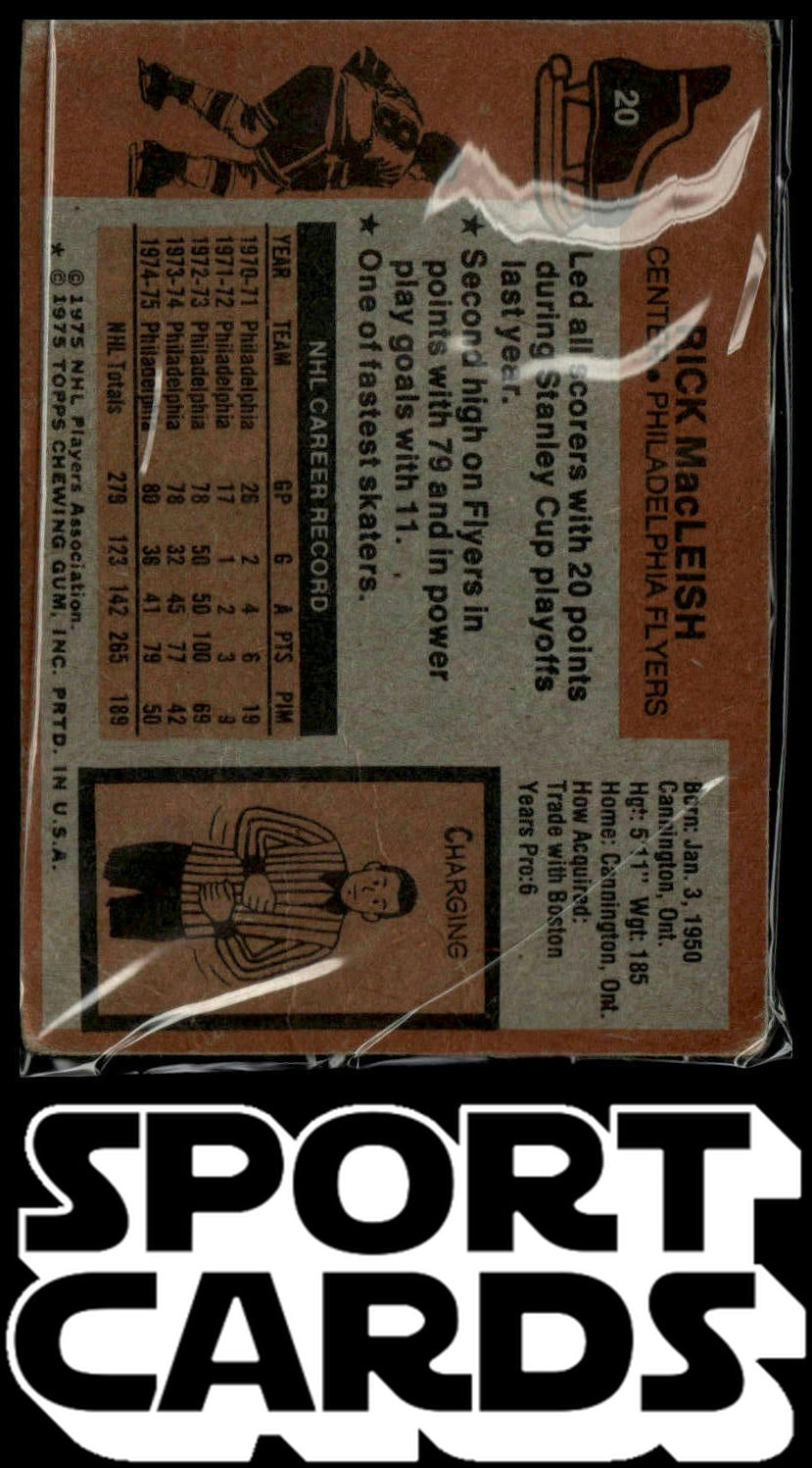 1975-76 Topps #20 Rick MacLeish SportCards.com