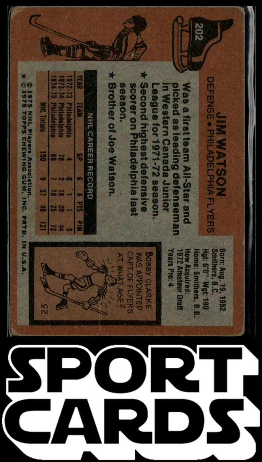 1975-76 Topps #202 Jim Watson SportCards.com