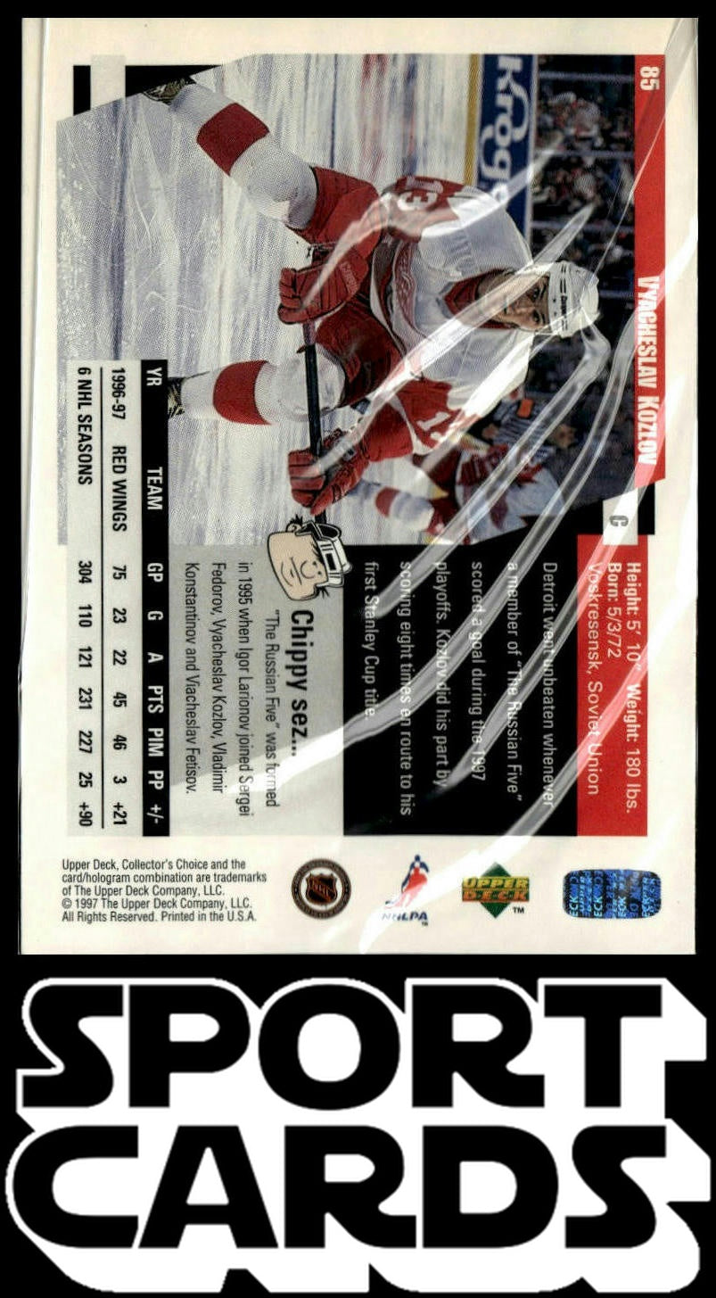 1997-98 Collector's Choice #85 Vyacheslav Kozlov SportCards.com