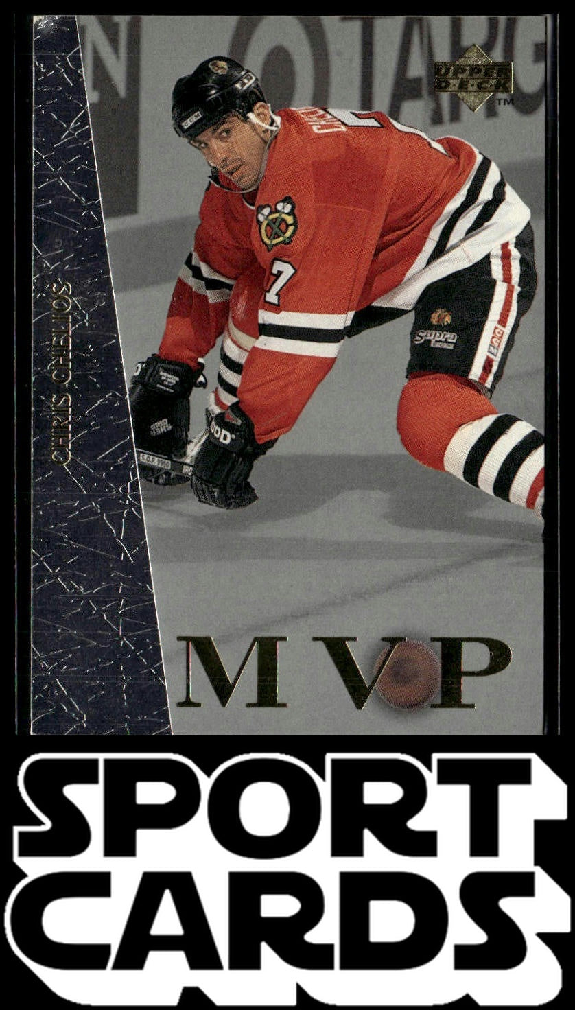 1996-97 Collector's Choice #UD31 Chris Chelios Upper Deck MVP Gold