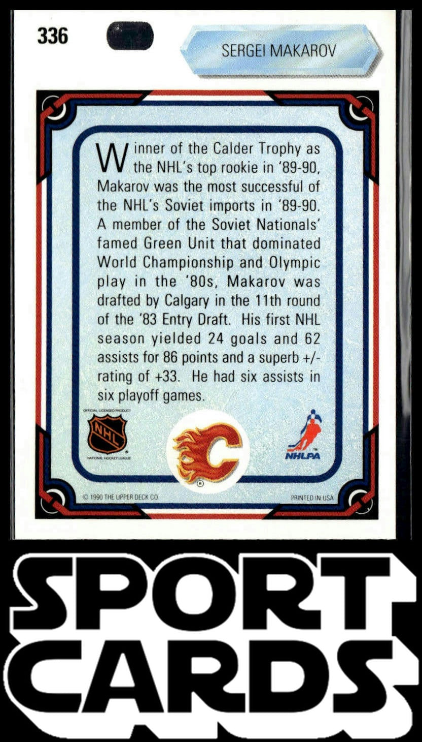1990-91 Upper Deck French #336b Sergei Makarov SportCards.com