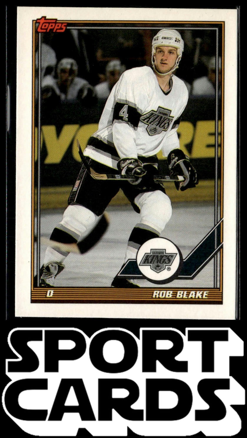 1991-92 Topps #112 Rob Blake SportCards.com