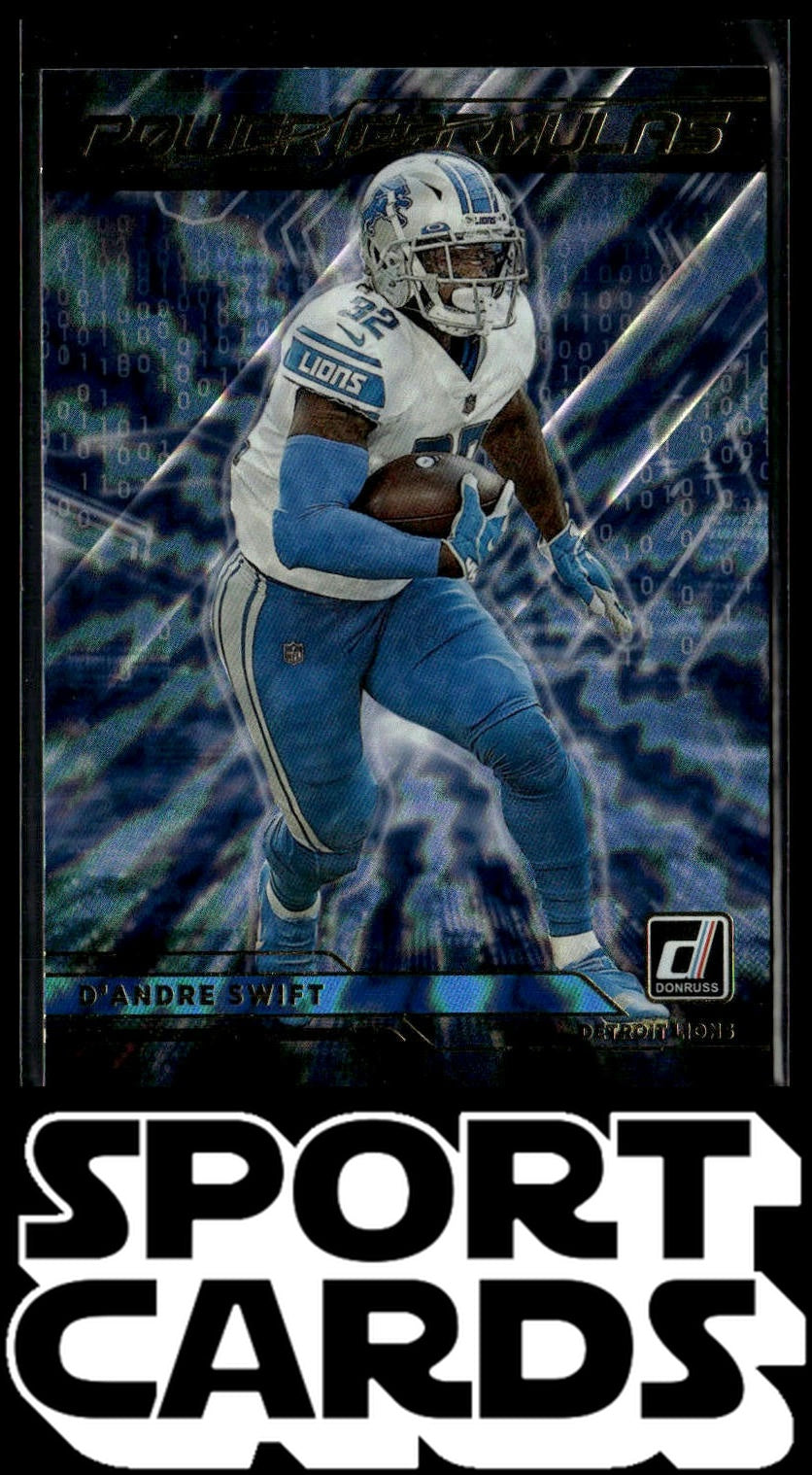 2021 Donruss #PF1 D'Andre Swift Power Formulas SportCards.com