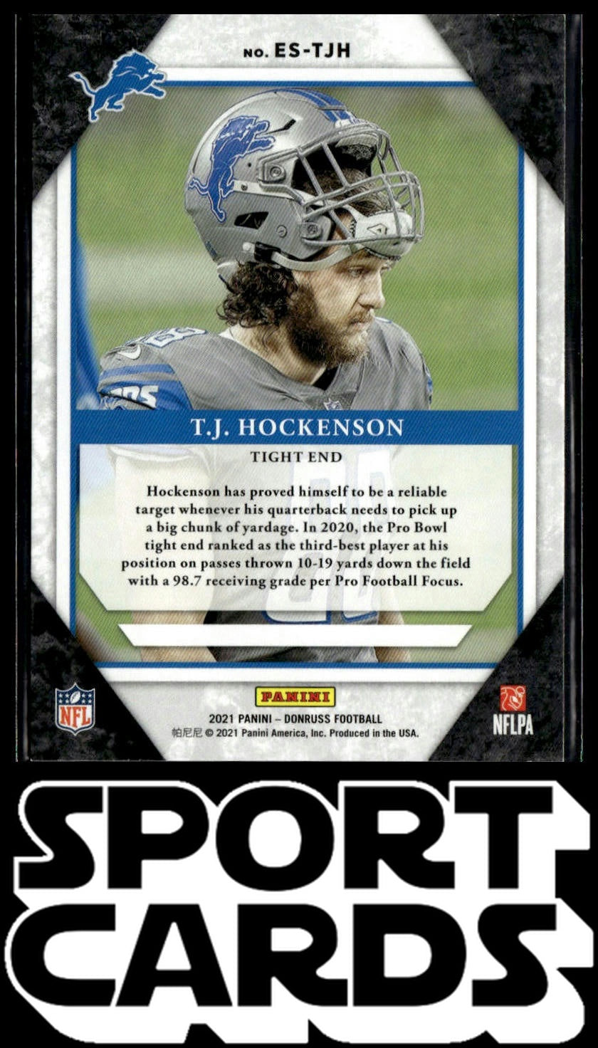 2021 Donruss #ES-TJH T.J. Hockenson Elite Series SportCards.com