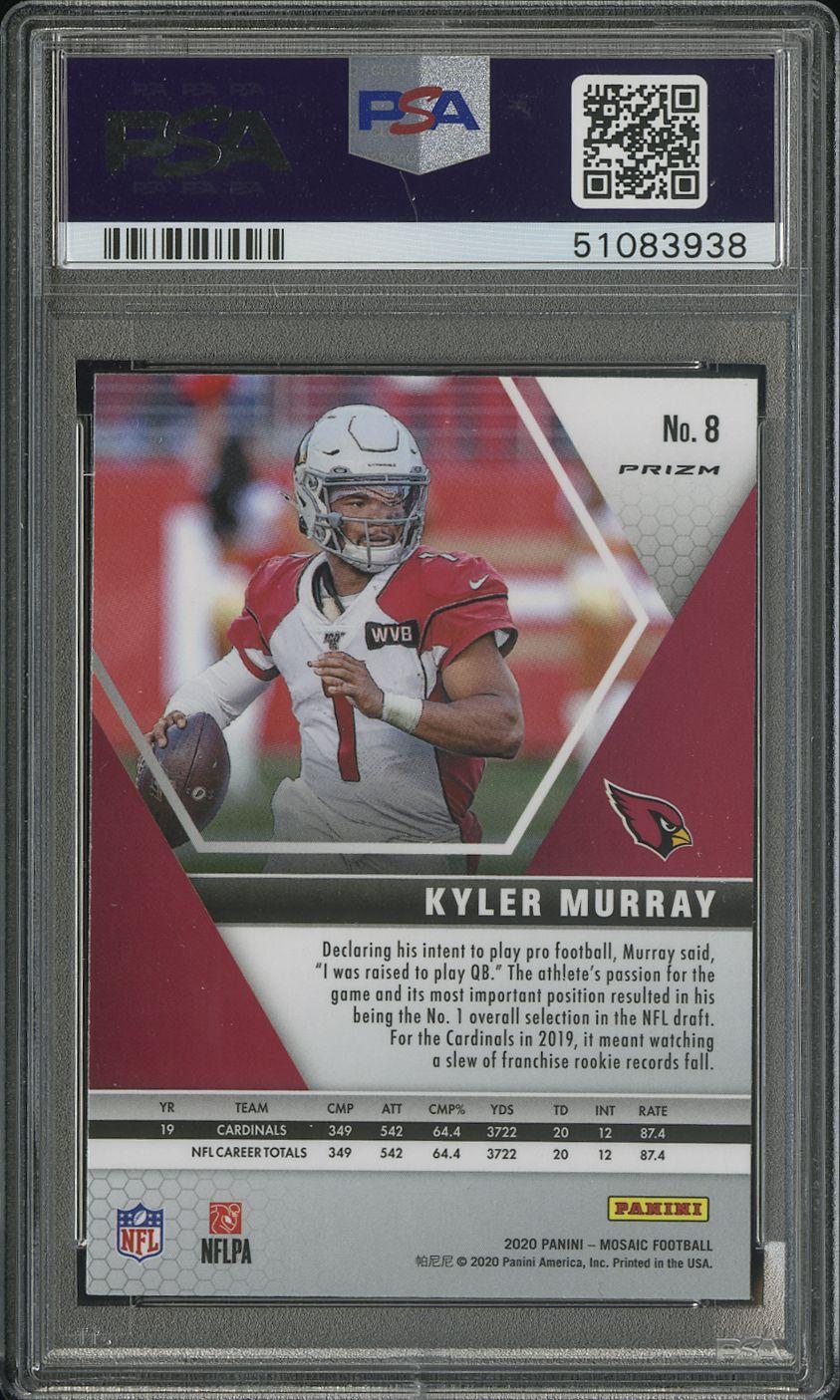 Kyler Murray 2020 Panini Mosaic #8 Genesis PSA 10 - Sport Cards