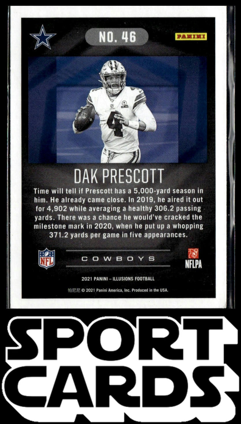 2021 Panini Illusions #46 Dak Prescott SportCards.com