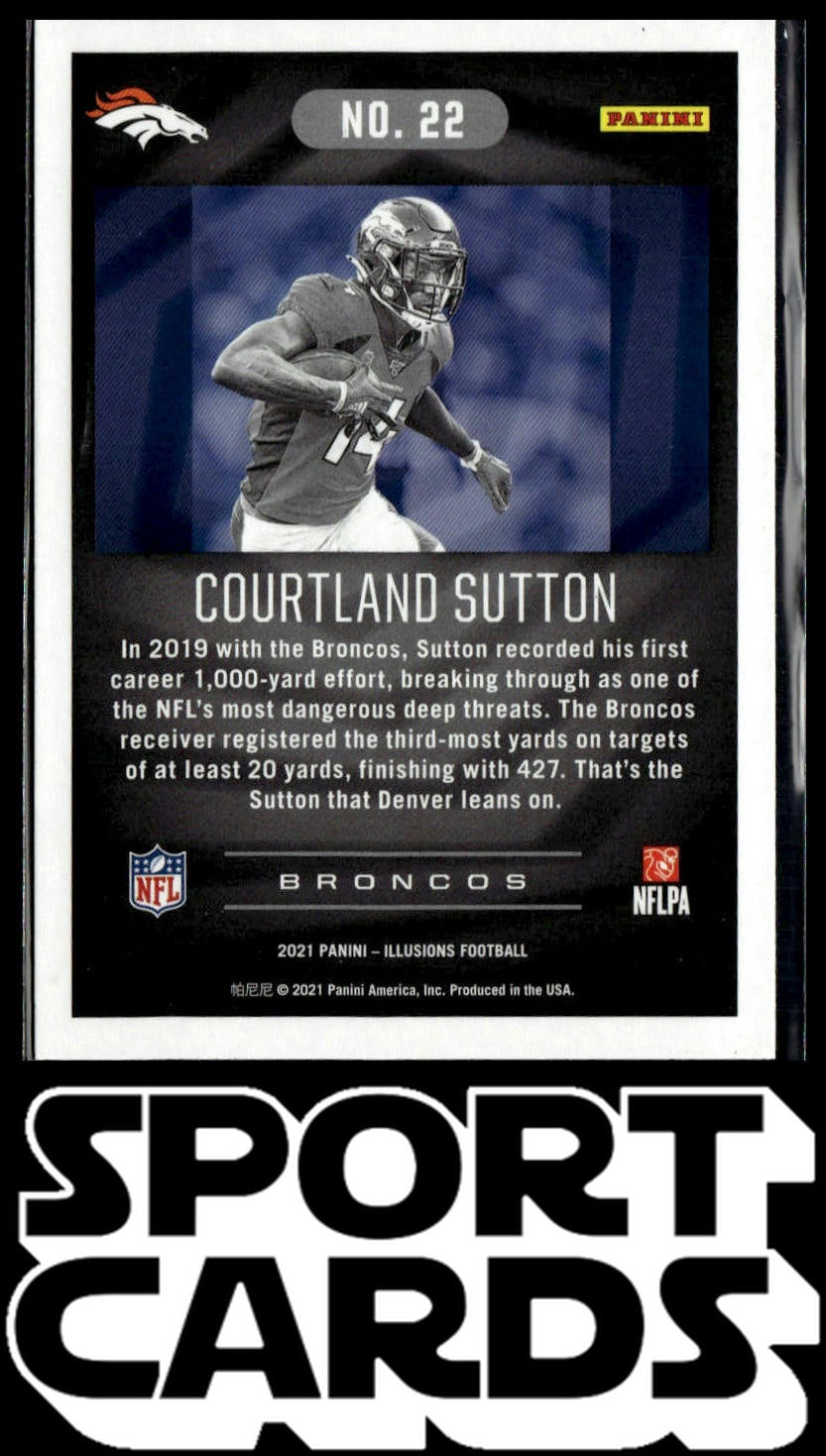 2021 Panini Illusions #22 Courtland Sutton Retail SportCards.com