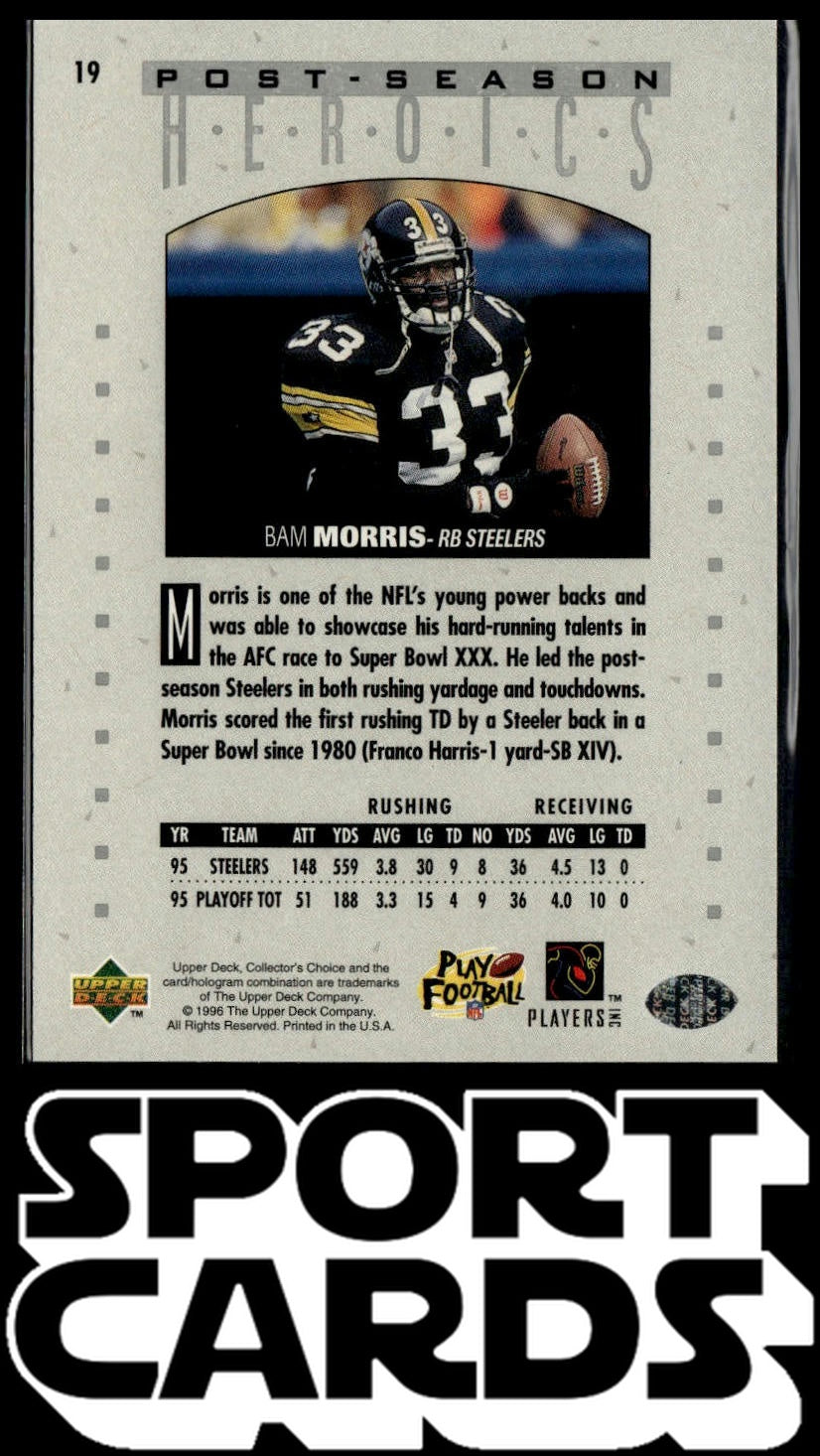1995 Collector's Choice Update #19 Bam Morris Post-Season Heroics