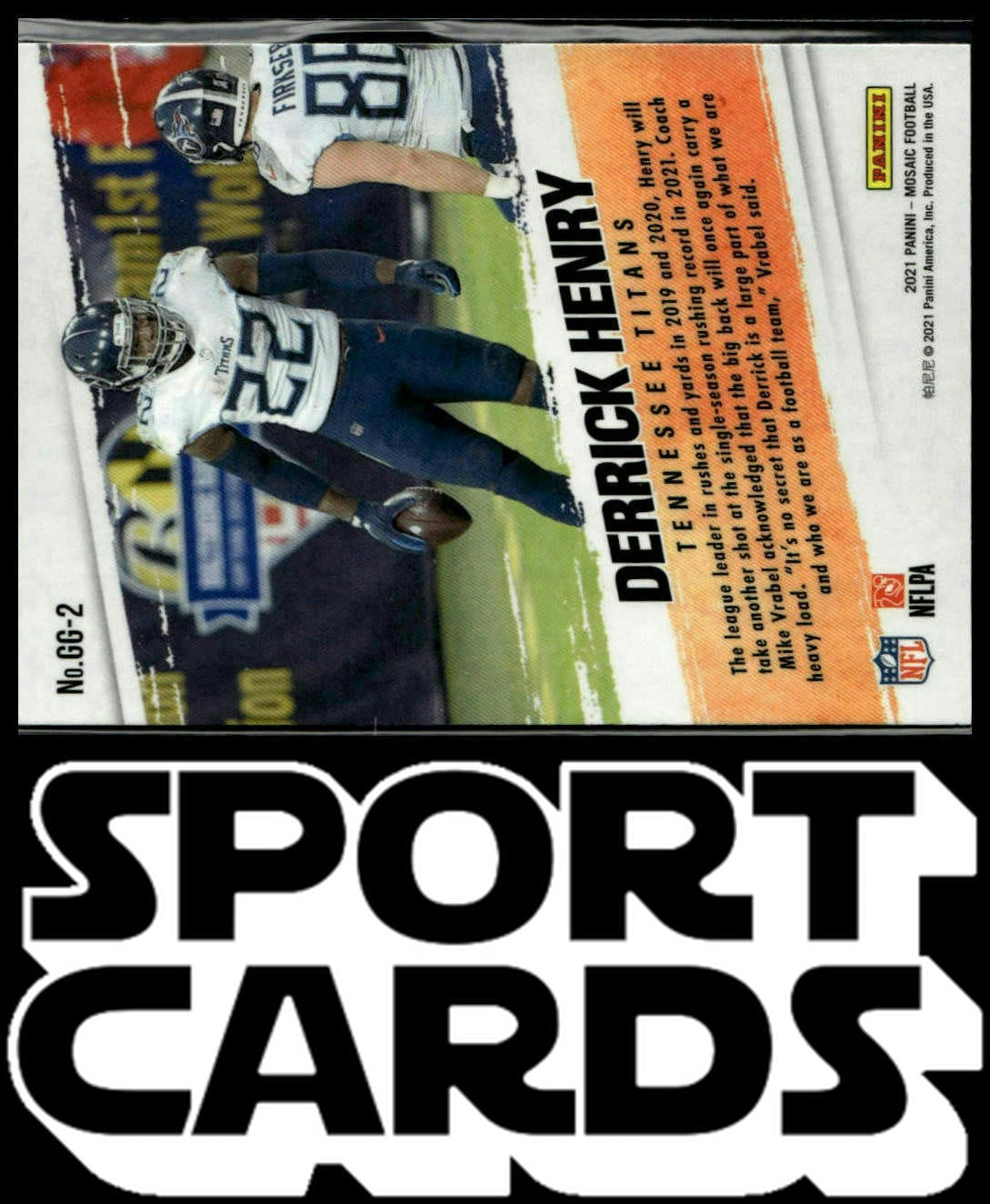 2021 Panini Mosaic #GG-2 Derrick Henry Got Game? SportCards.com