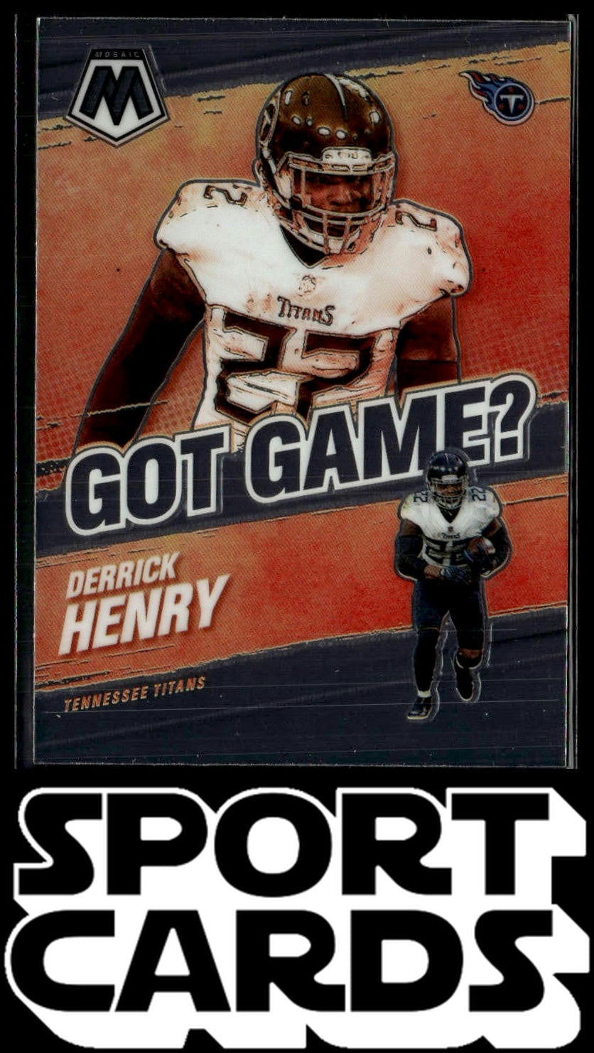 2021 Panini Mosaic #GG-2 Derrick Henry Got Game? SportCards.com