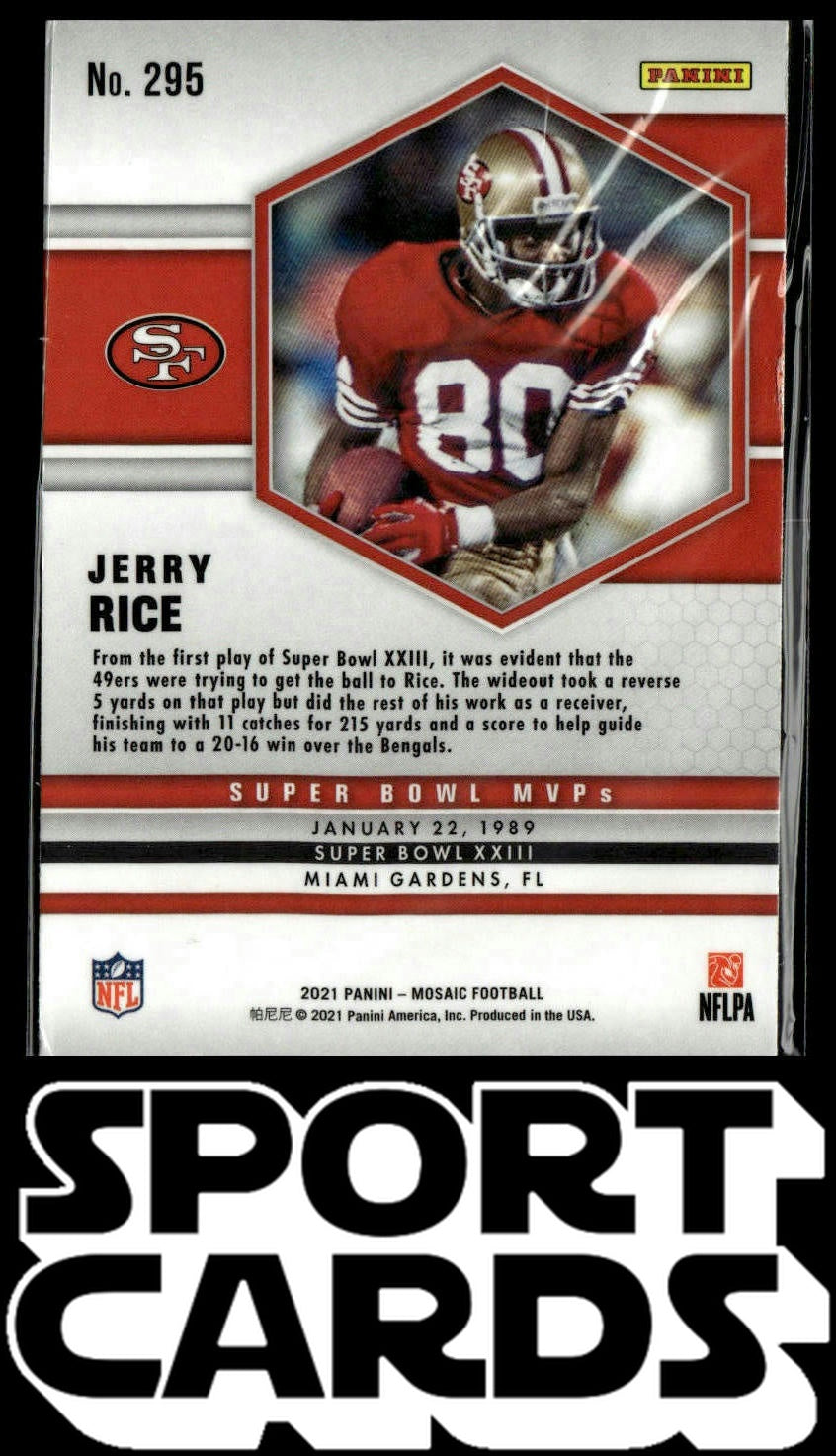 2021 Panini Mosaic #295 Jerry Rice SportCards.com