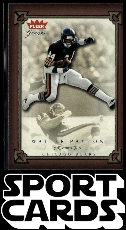 2004 Fleer Greats of the Game #9 Walter Payton SportCards.com