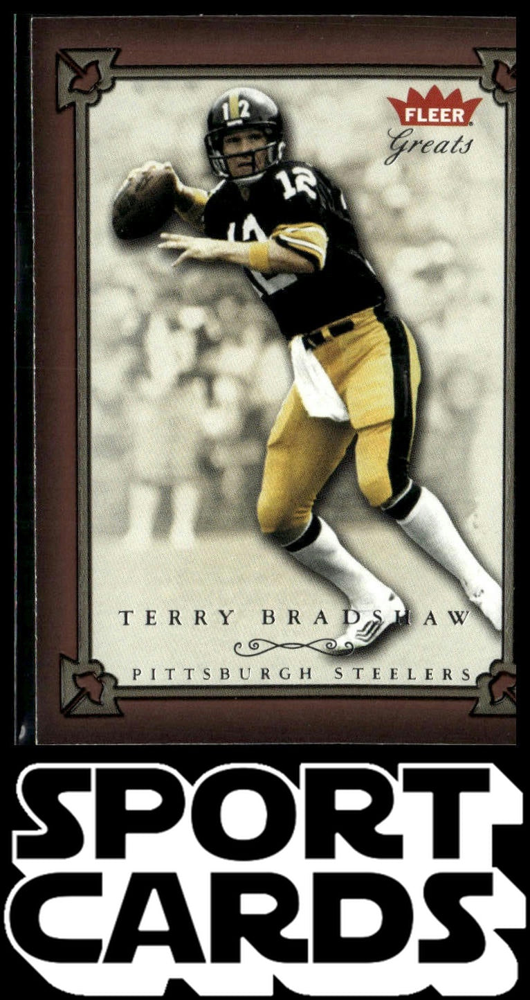2004 Fleer Greats of the Game #3 Terry Bradshaw SportCards.com