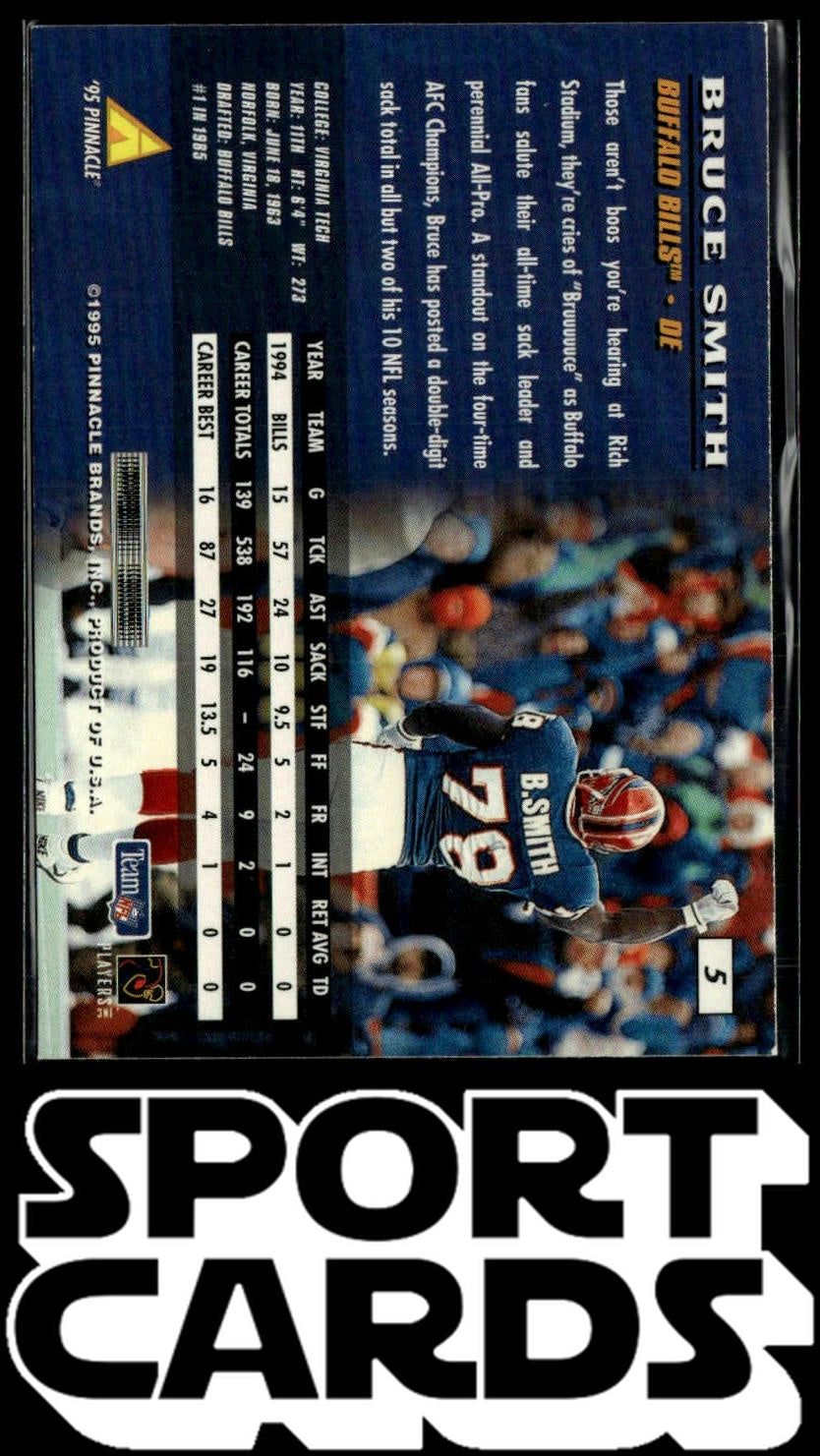 1995 Pinnacle #5 Bruce Smith SportCards.com