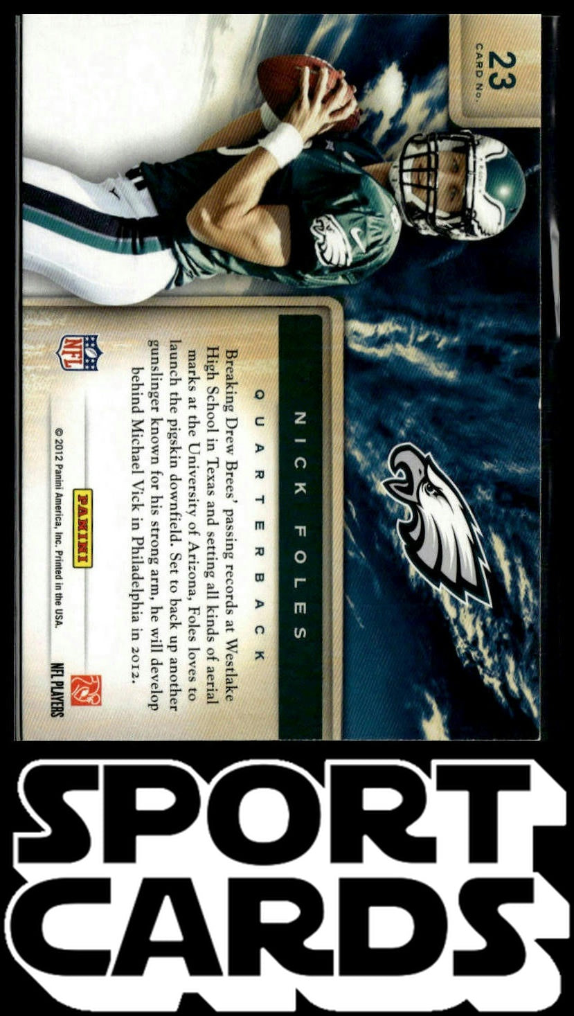 2012 Panini Prestige #23 Nick Foles Draft City Destination SportCards.com