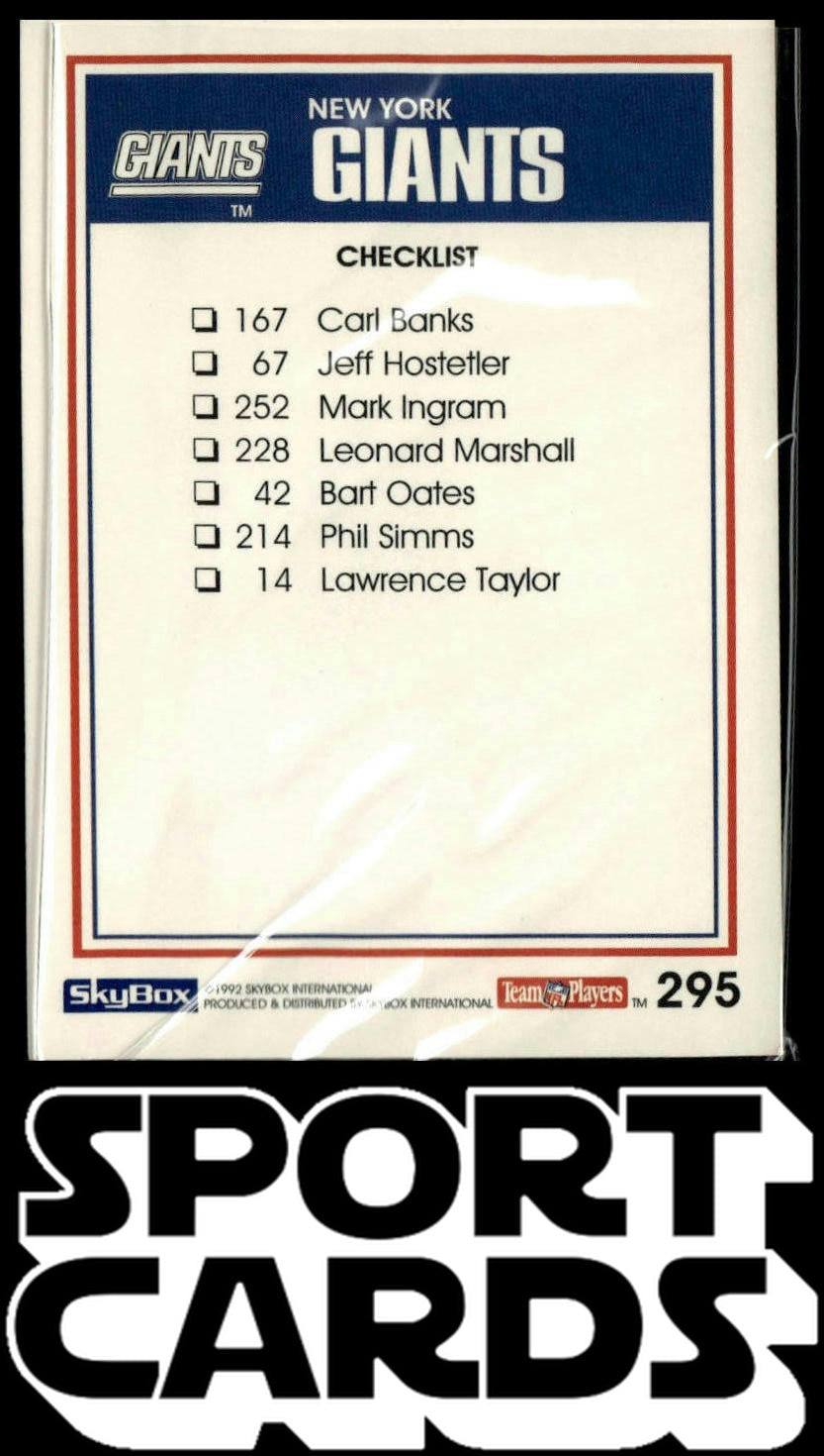 1992 SkyBox Impact #295 Phil Simms SportCards.com