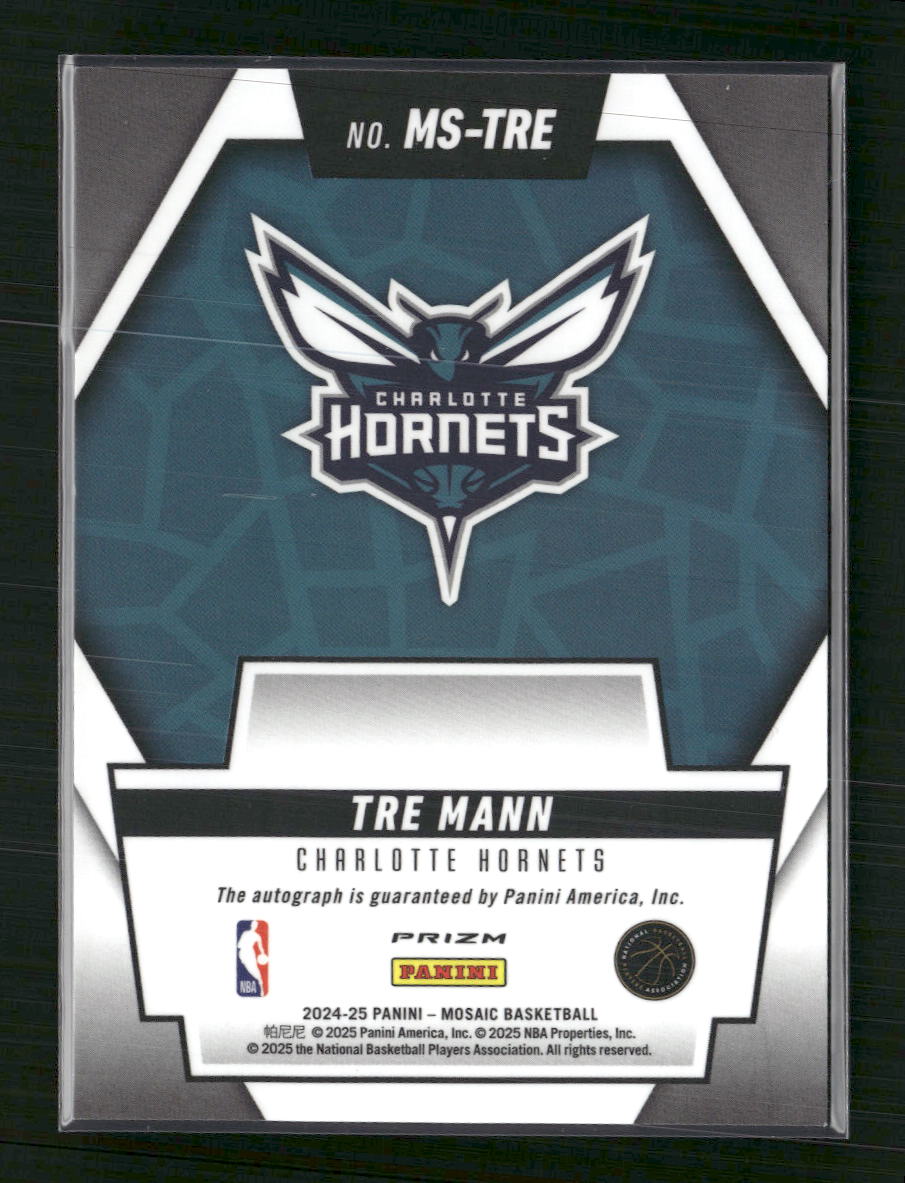 Tre Mann 2024-25 Panini Mosaic #MS-TRE Scripts
