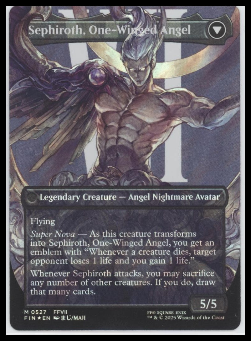 Sephiroth, Fabled SOLDIER (Borderless) (Surge Foil) FINAL FANTASY #527