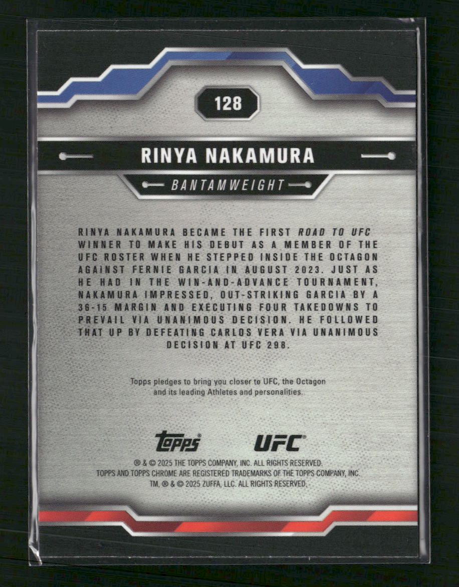Rinya Nakamura /125 2025 topps chrome