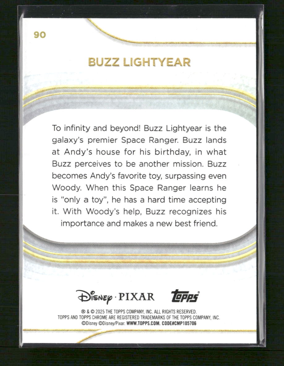 Topps Chrome Disney Buzz Lightyear #90 #/150