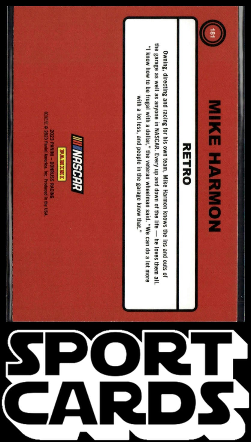 2023 Donruss #181 Mike Harmon SportCards.com