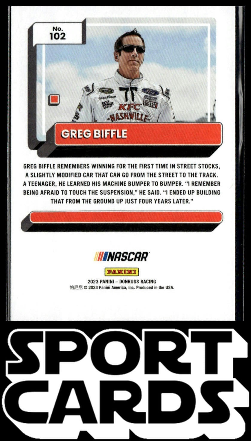 2023 Donruss #102 Greg Biffle SportCards.com