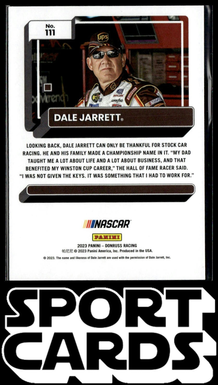 2023 Donruss #111 Dale Jarrett SportCards.com
