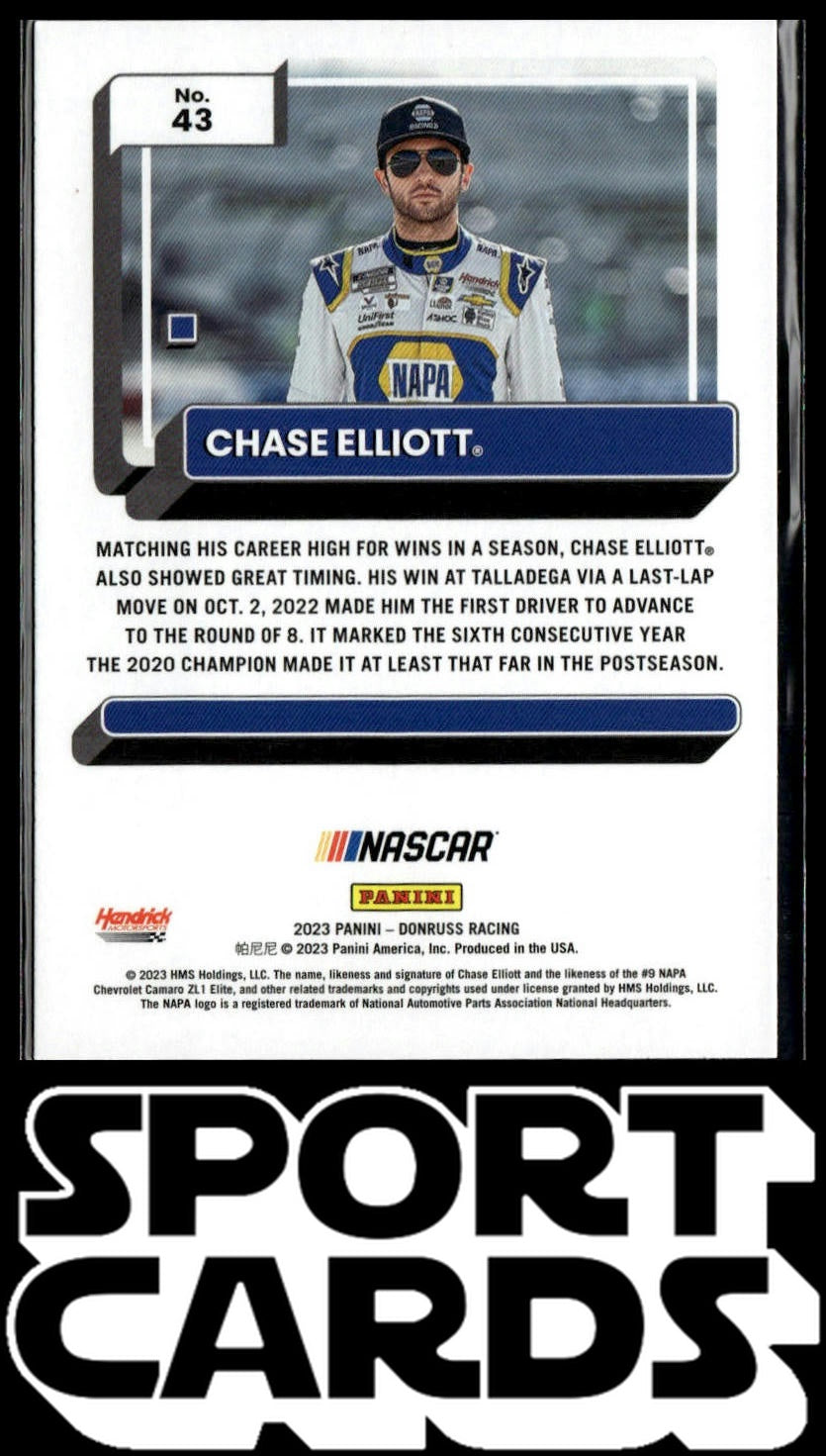 2023 Donruss #43 Chase Elliott SportCards.com
