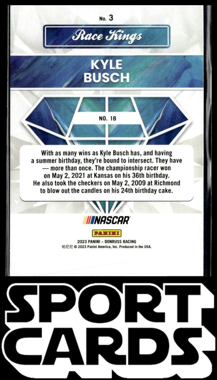 2023 Donruss #3 Kyle Busch SportCards.com