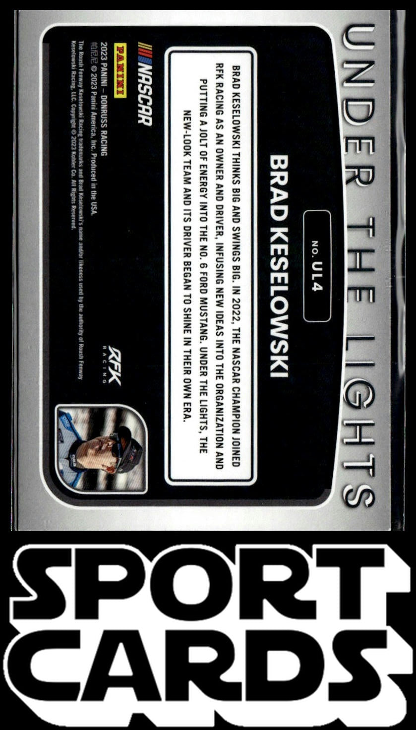2023 Donruss #UL4 Brad Keselowski Under The Lights Retail SportCards.com
