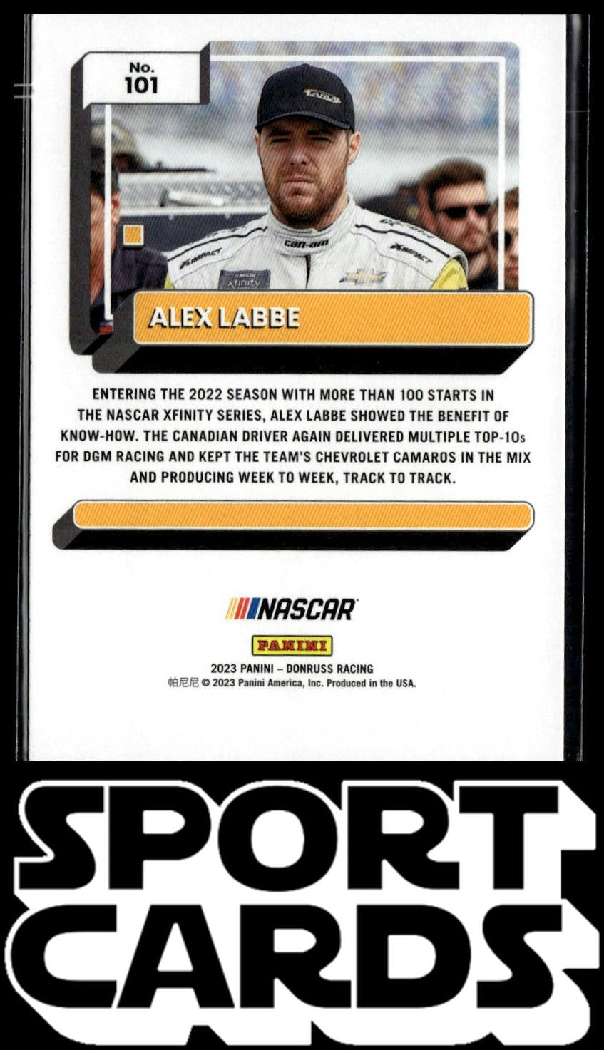 2023 Donruss #101 Alex Labbe Silver SportCards.com