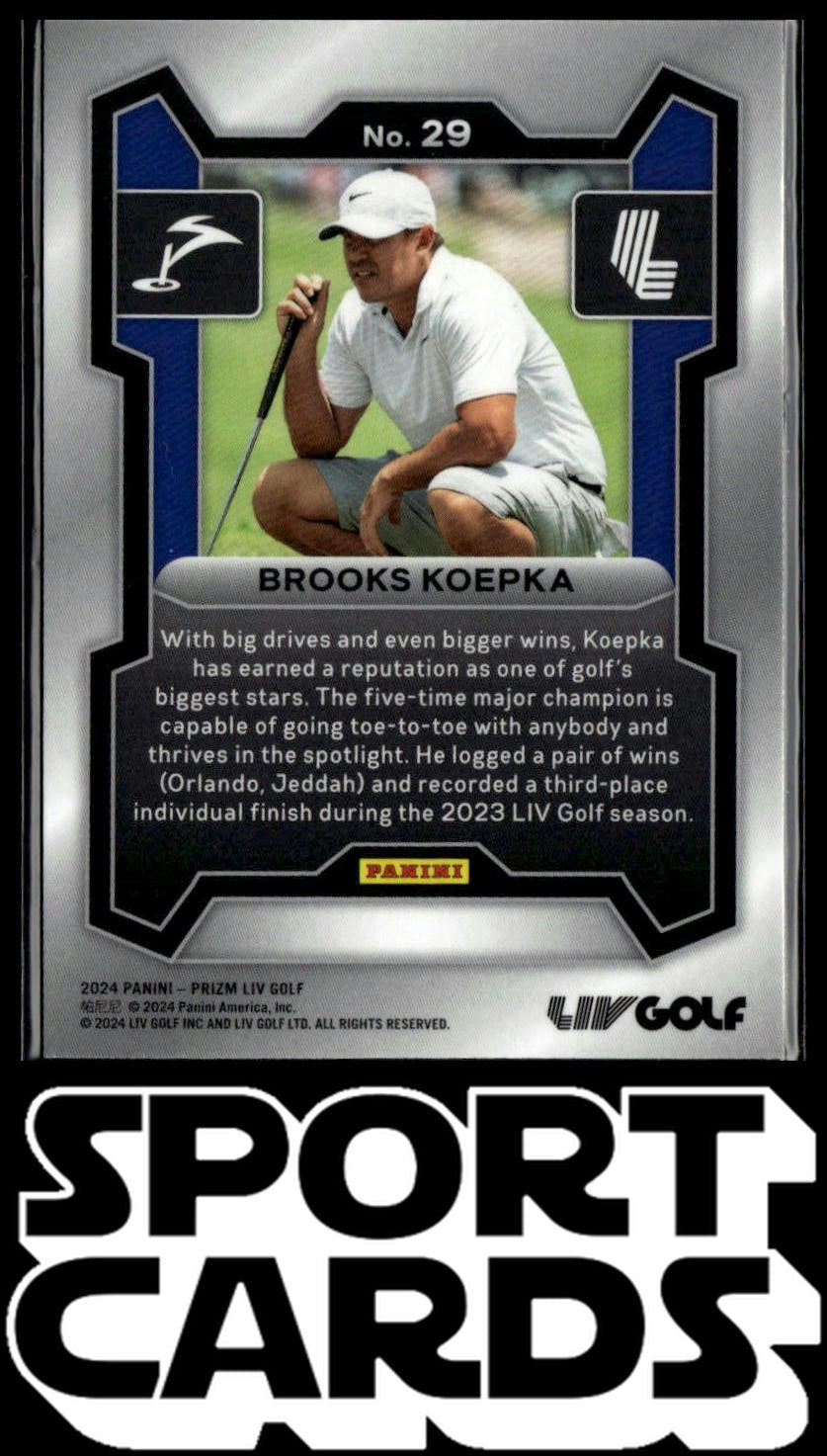 2024 Panini Prizm LIV #29 Brooks Koepka SportCards.com