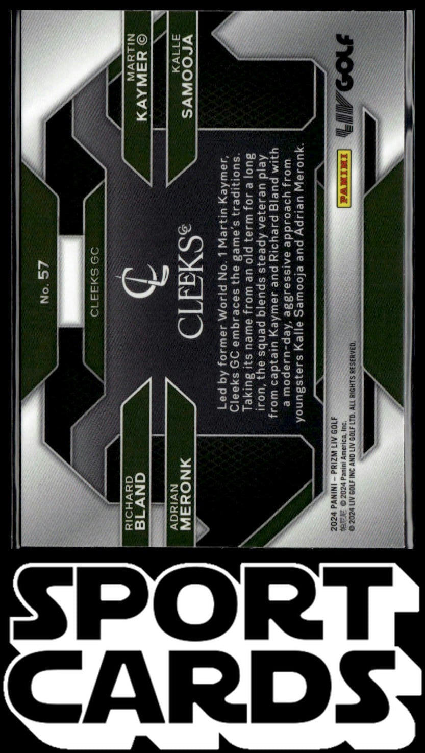 2024 Panini Prizm LIV #57 Kaymer/ Meronk/ Bland/ Samooja