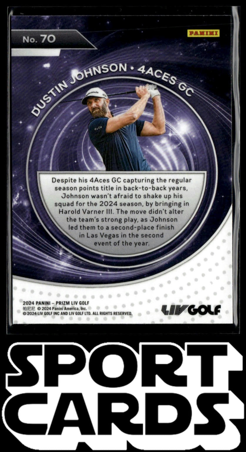 2024 Panini Prizm LIV #70 Dustin Johnson SportCards.com