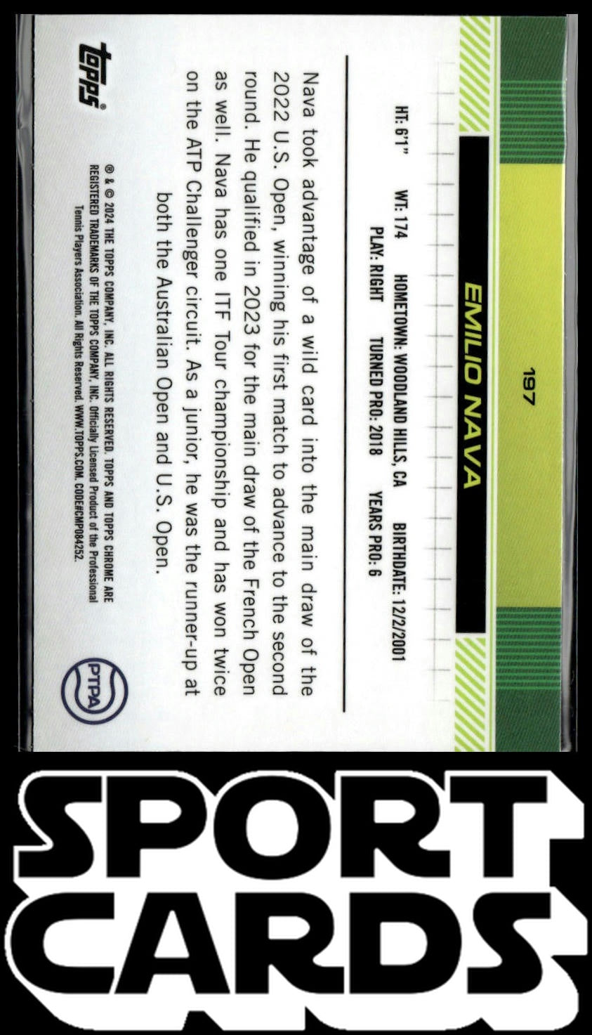 2024 Topps Chrome #197 Emilio Nava SportCards.com