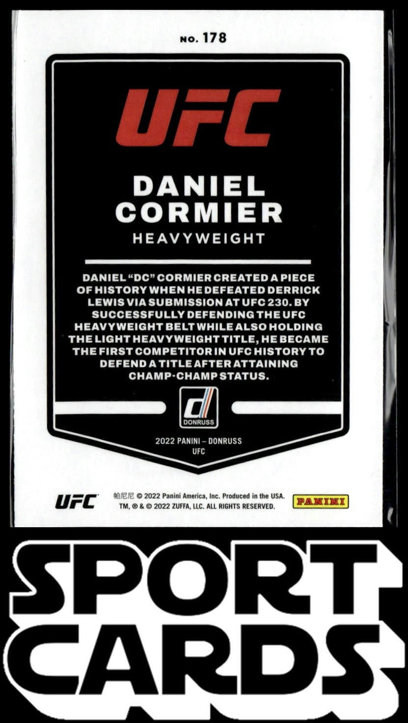 2022 Donruss UFC #178 Daniel Cormier SportCards.com