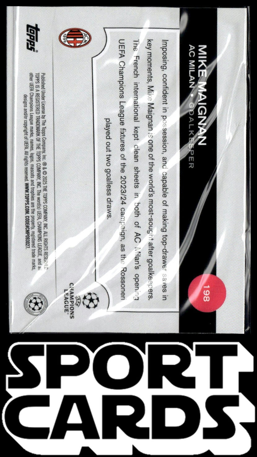2024-25 Topps UEFA Club Competitions #198 Mike Maignan SportCards.com