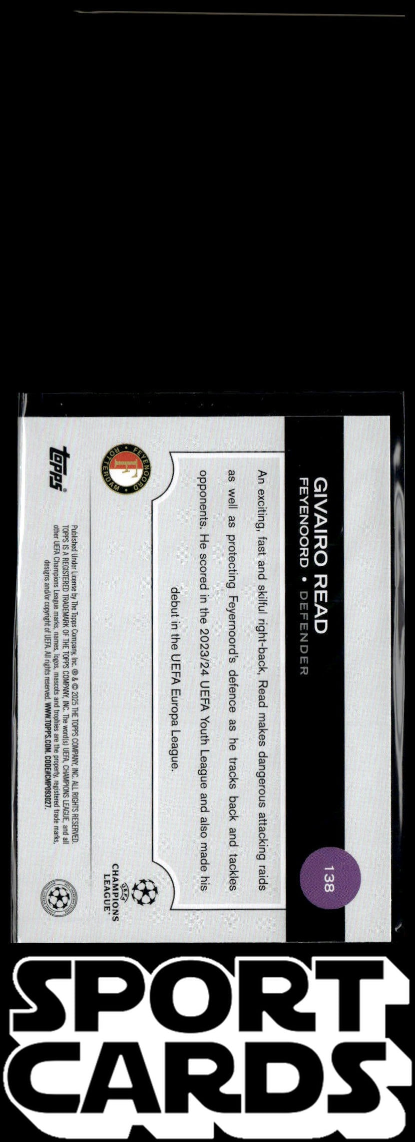 2024-25 Topps UEFA Club Competitions #138 Givairo Read SportCards.com