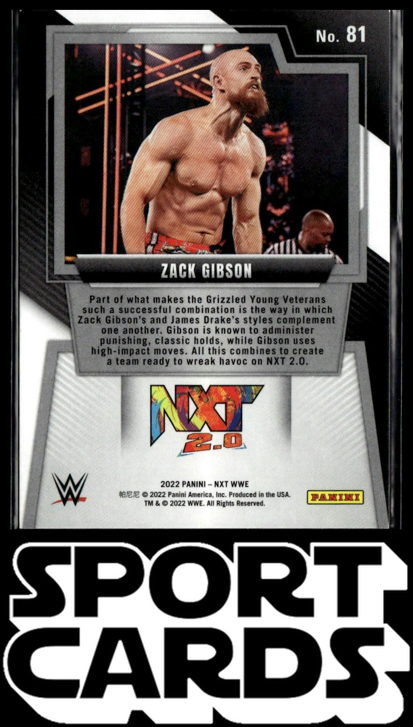 2022 Panini NXT 2.0 WWE #81 Zack Gibson SportCards.com