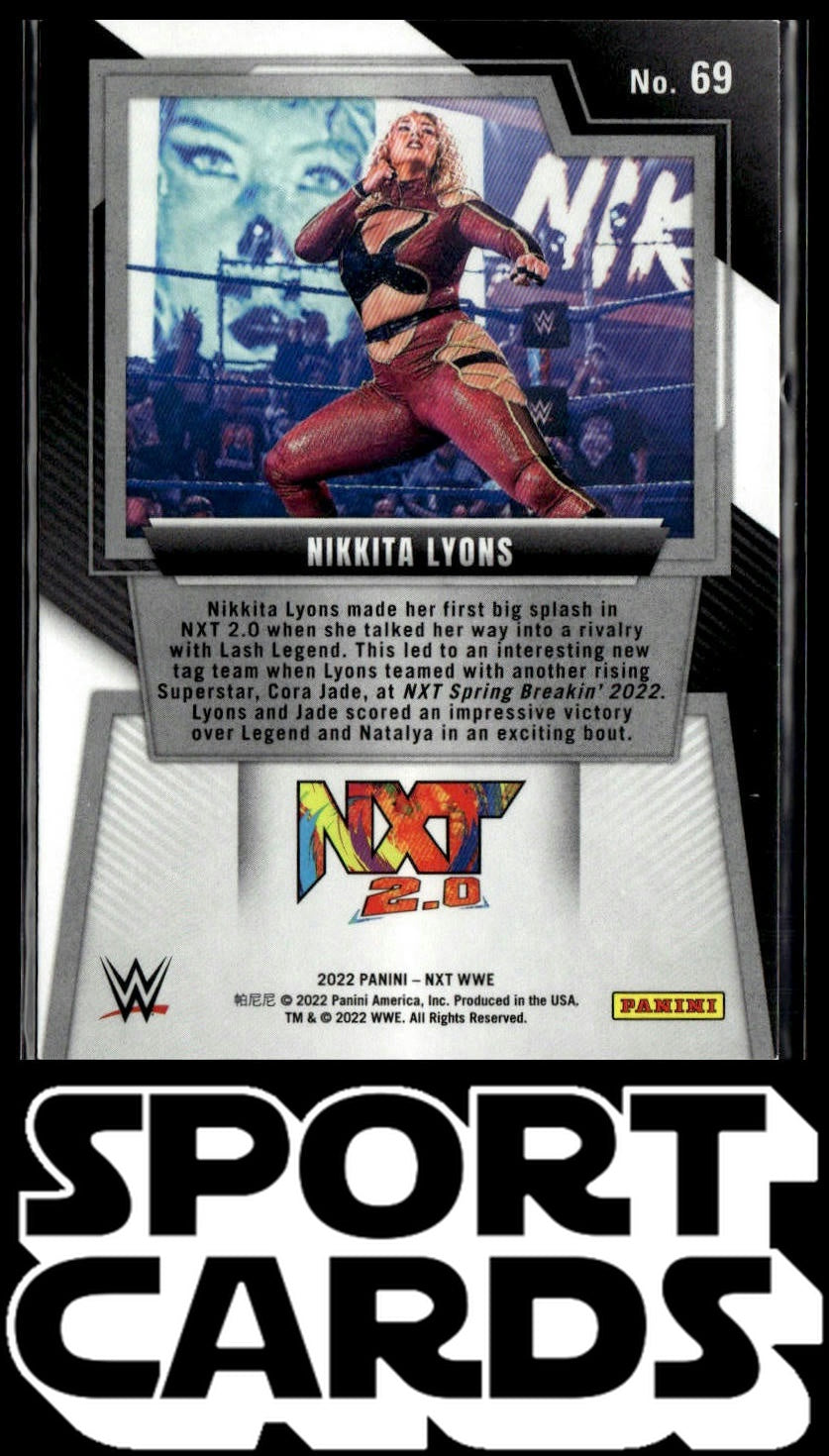 2022 Panini NXT 2.0 WWE #69 Nikkita Lyons Silver SportCards.com
