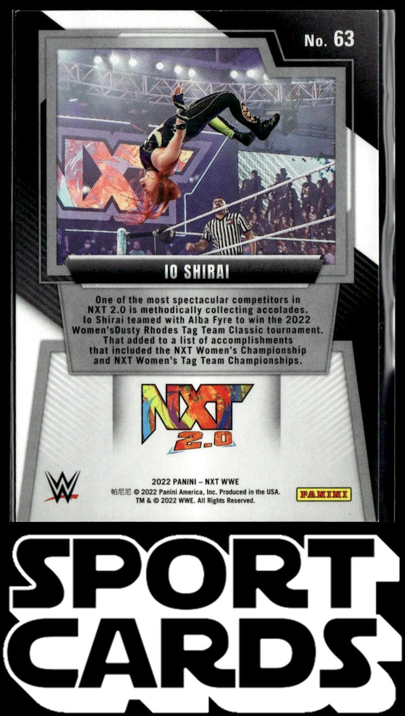 2022 Panini NXT 2.0 WWE #63 Io Shirai Silver SportCards.com