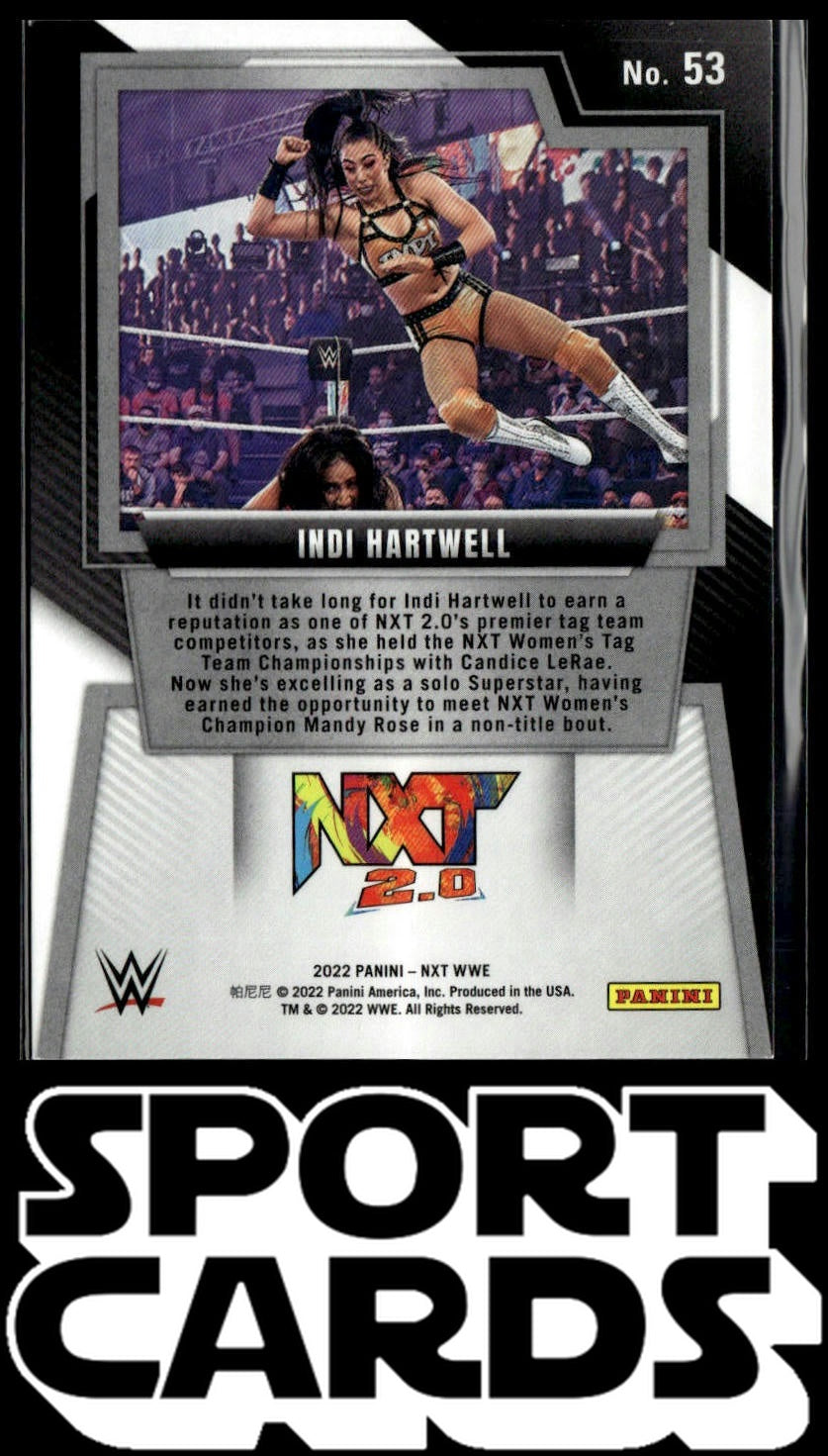 2022 Panini NXT 2.0 WWE #53 Indi Hartwell SportCards.com