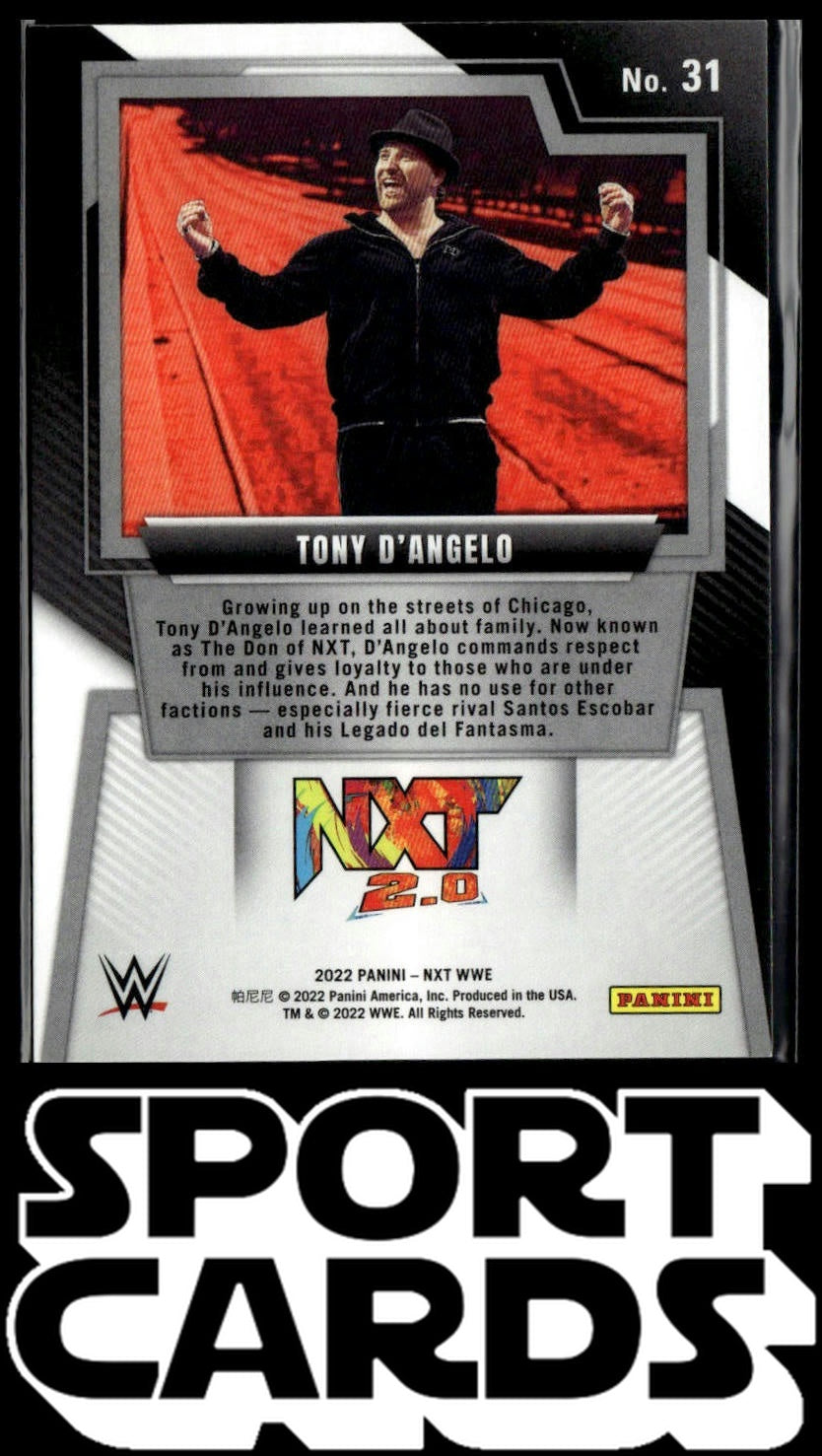 2022 Panini NXT 2.0 WWE #31 Tony D'Angelo Silver SportCards.com