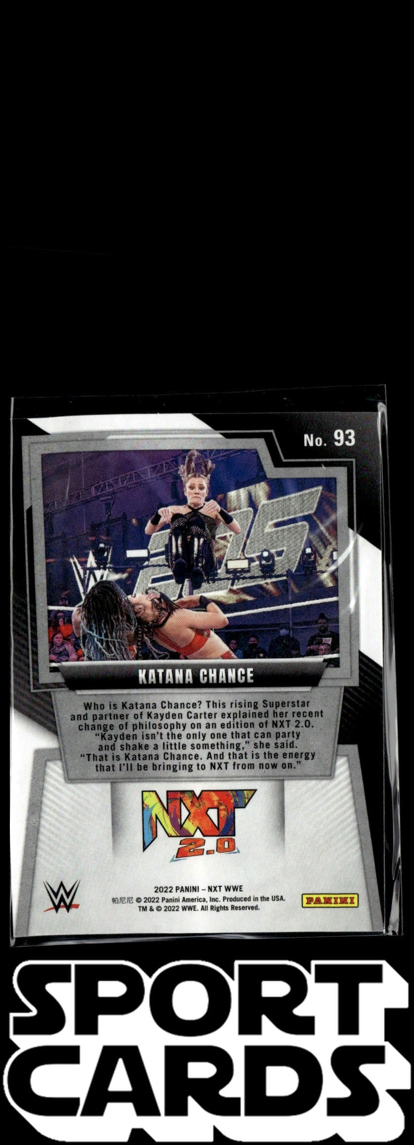 2022 Panini NXT 2.0 WWE #93 Katana Chance SportCards.com