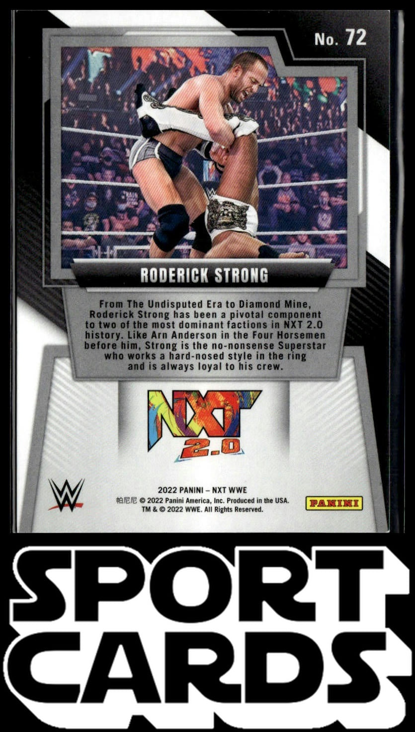 2022 Panini NXT 2.0 WWE #72 Roderick Strong SportCards.com