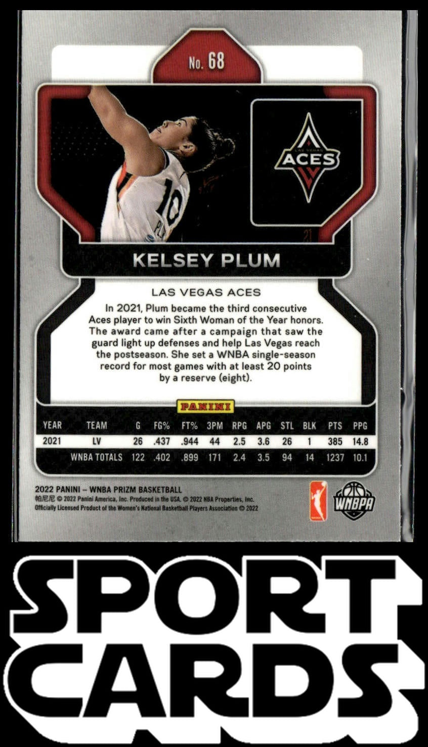 2022 Panini Prizm WNBA #68 Kelsey Plum SportCards.com