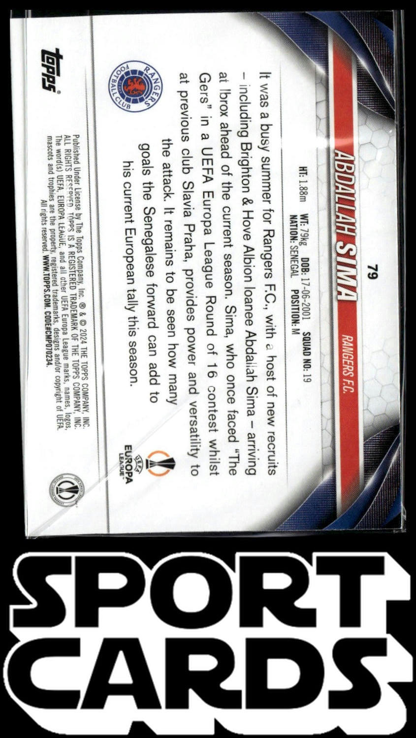 2023-24 Topps UEFA Club Competitions #79 Abdallah Sima SportCards.com