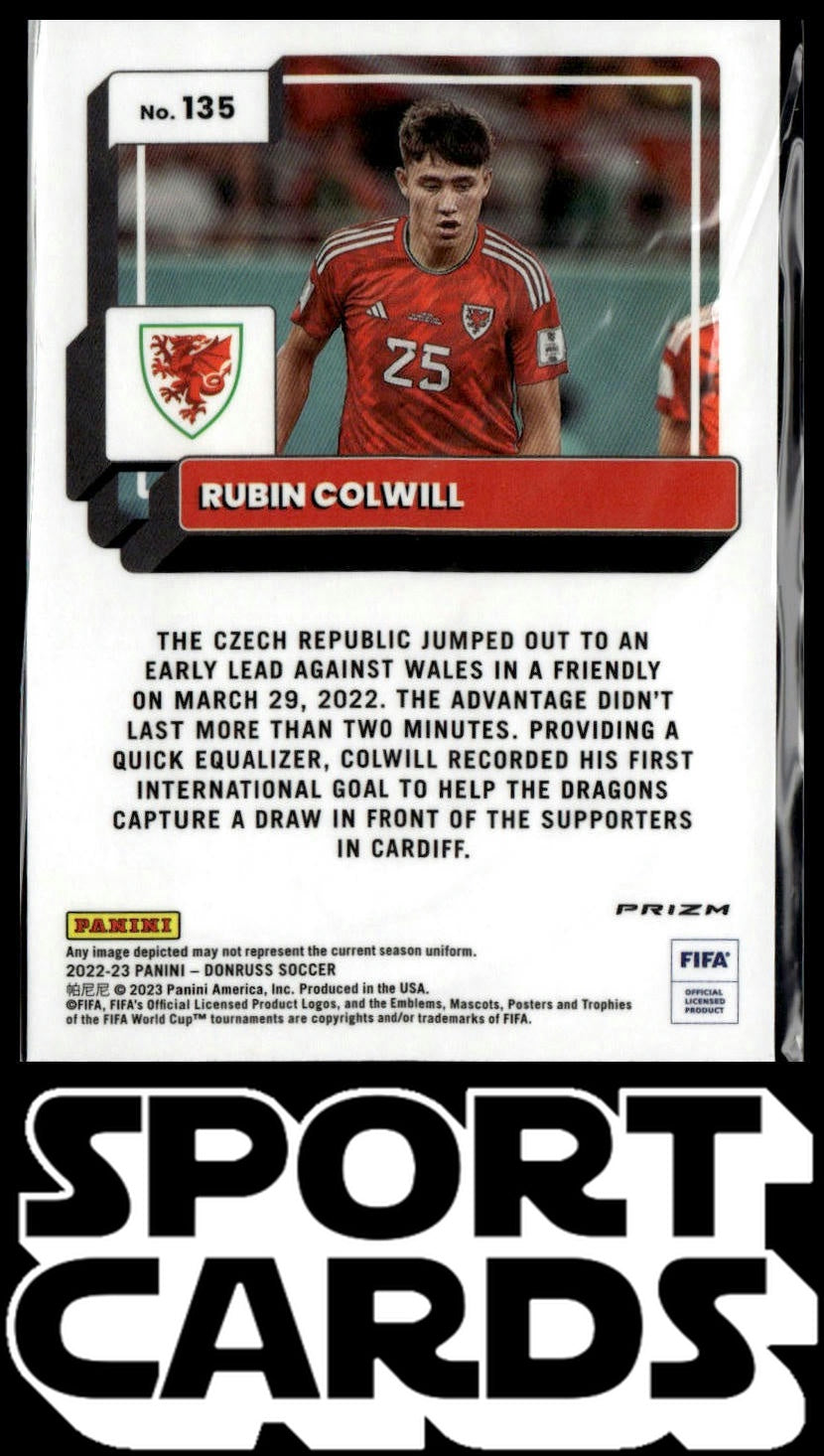 2022-23 Donruss #135 Rubin Colwill Optic Holo SportCards.com