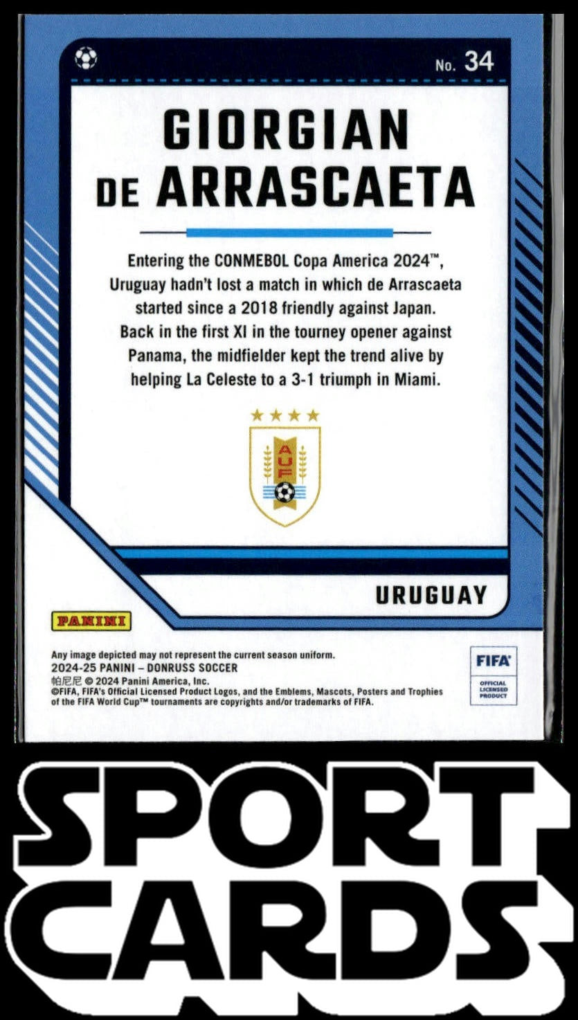 2024-25 Donruss #34 Giorgian de Arrascaeta SportCards.com